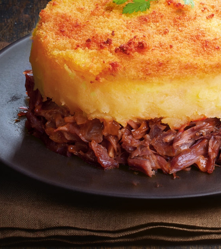 Parmentier au confit de canard