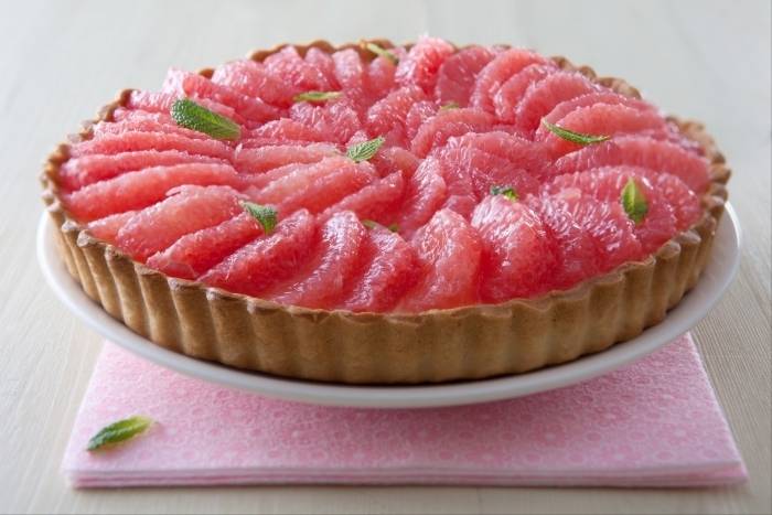 Tarte au pamplemousse