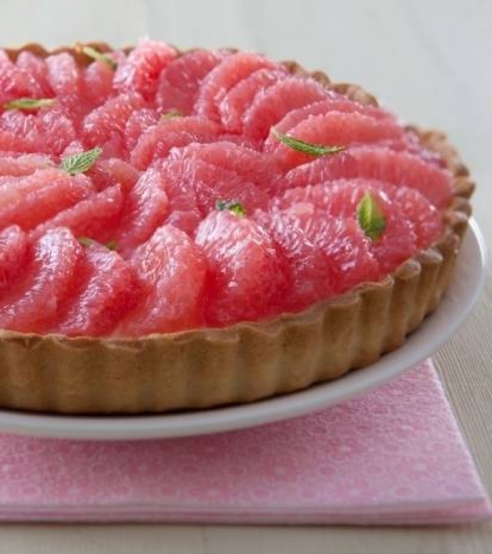 Tarte au pamplemousse