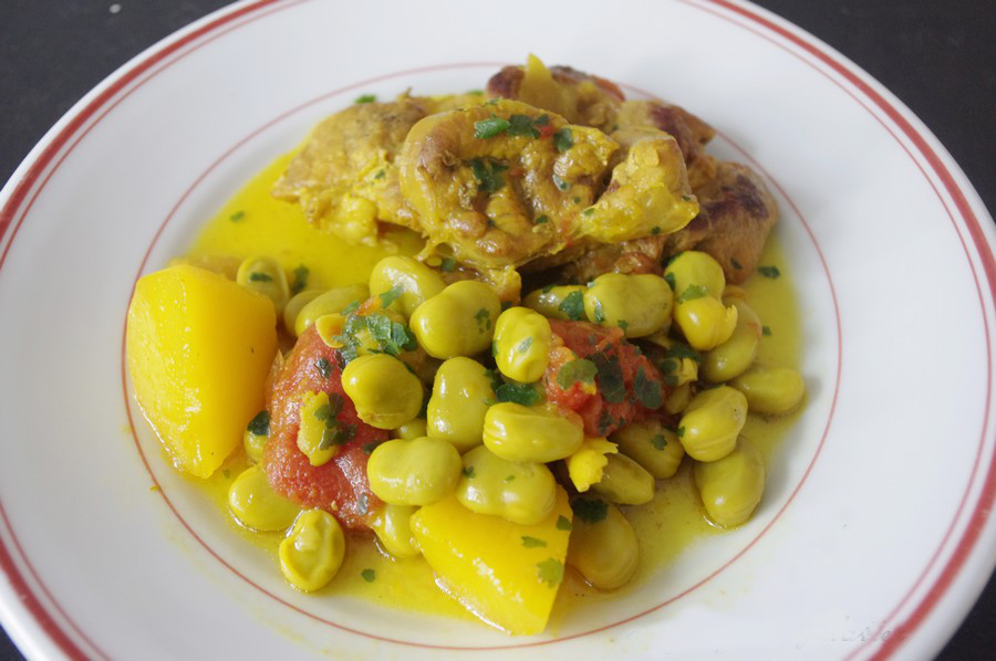 Tajine d'agneau aux citrons confits