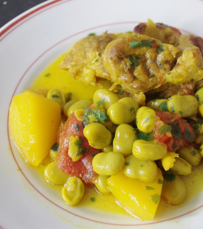 Tajine d'agneau aux citrons confits