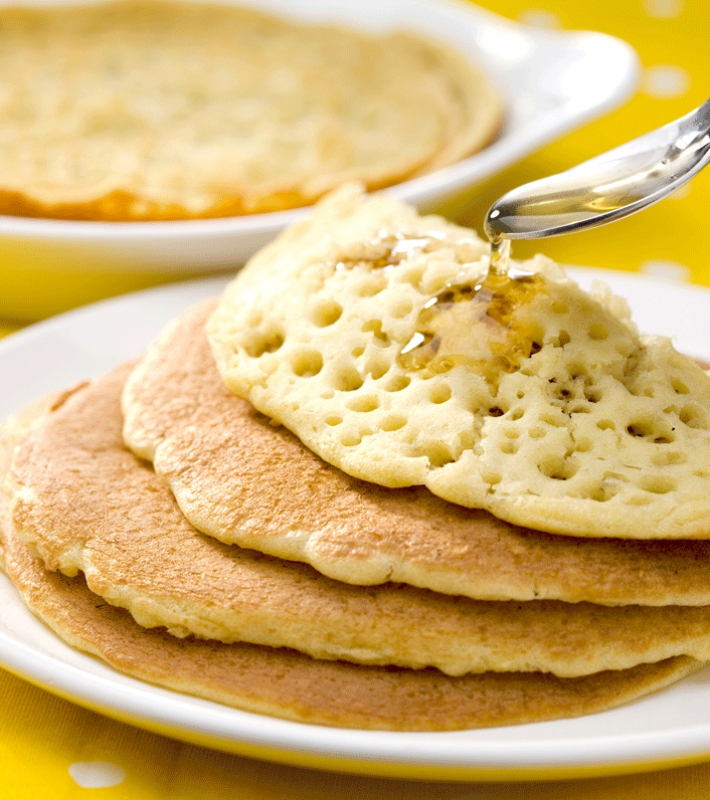 Beghrir (Crêpes levées au miel)