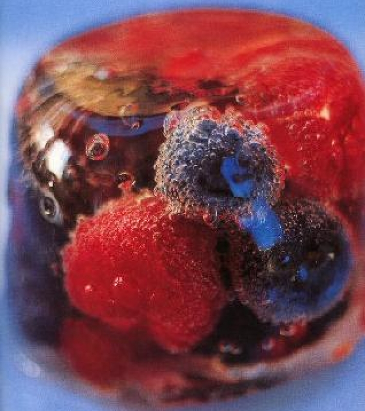 Fruits rouges en gelée