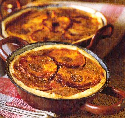 Tarte aux pommes et au pain d'épices