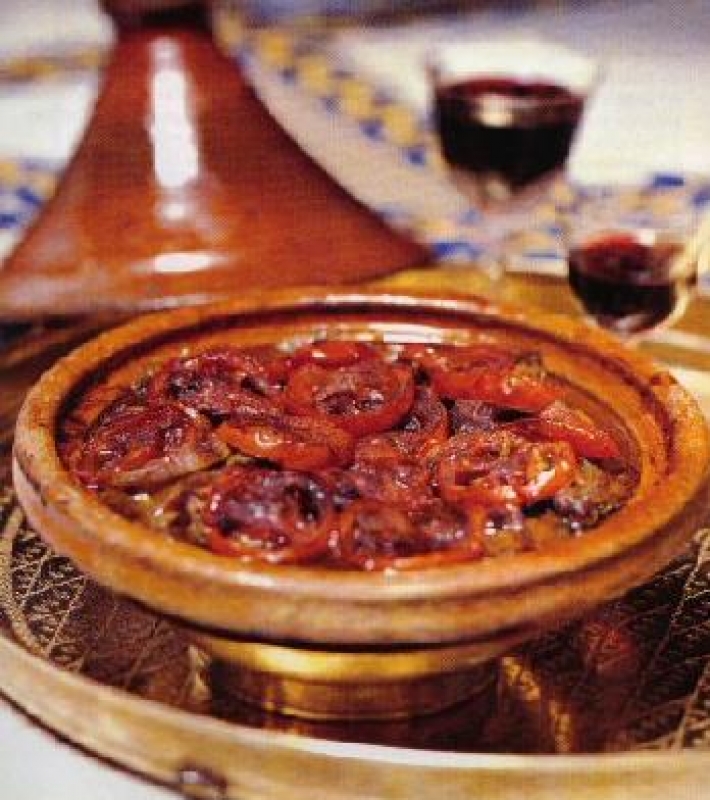 Tajine de veau aux tomates confites
