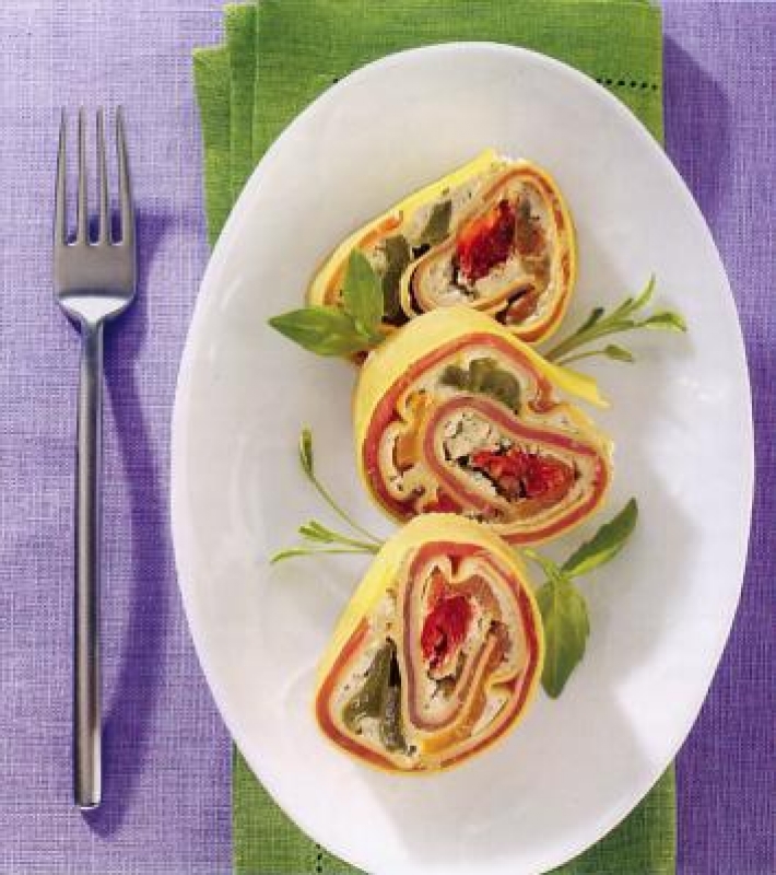 Roulé de légumes grillés