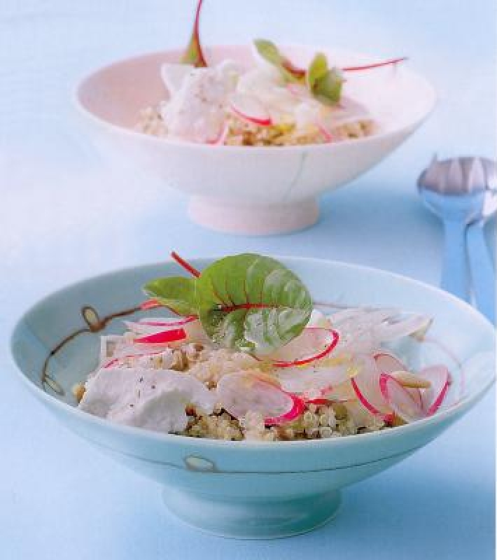 Salade printanière aux lentilles vertes