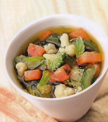 Barigoule de légumes au pistou