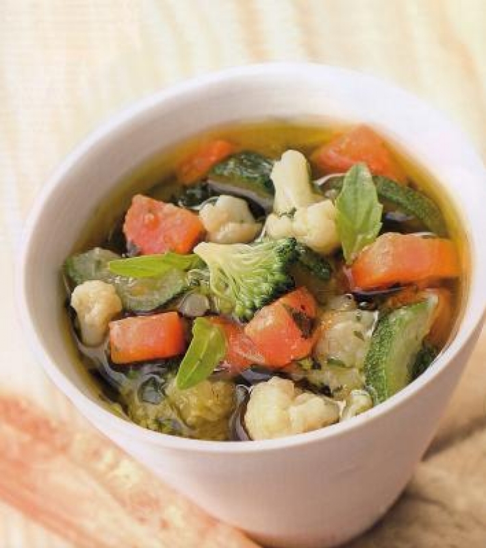 Barigoule de légumes au pistou