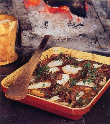 Gratin de Saint-Pierre au confit de canard