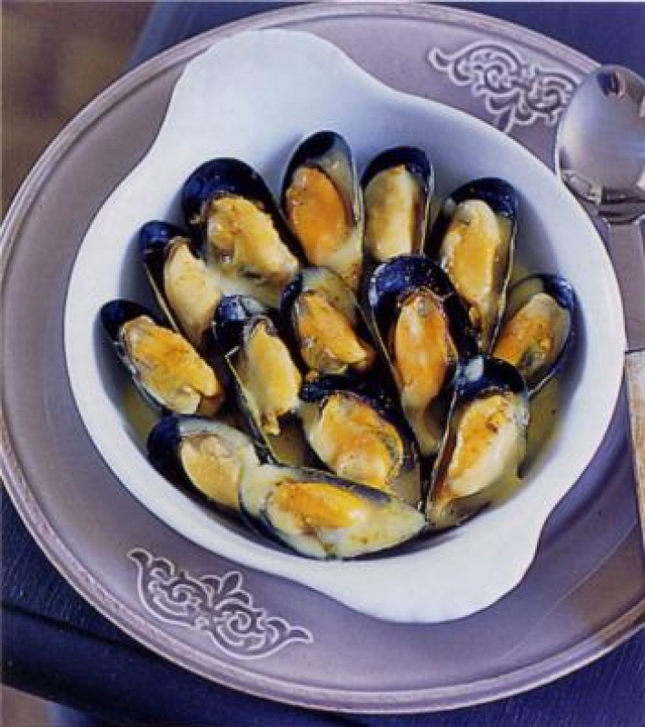 Moules au curry