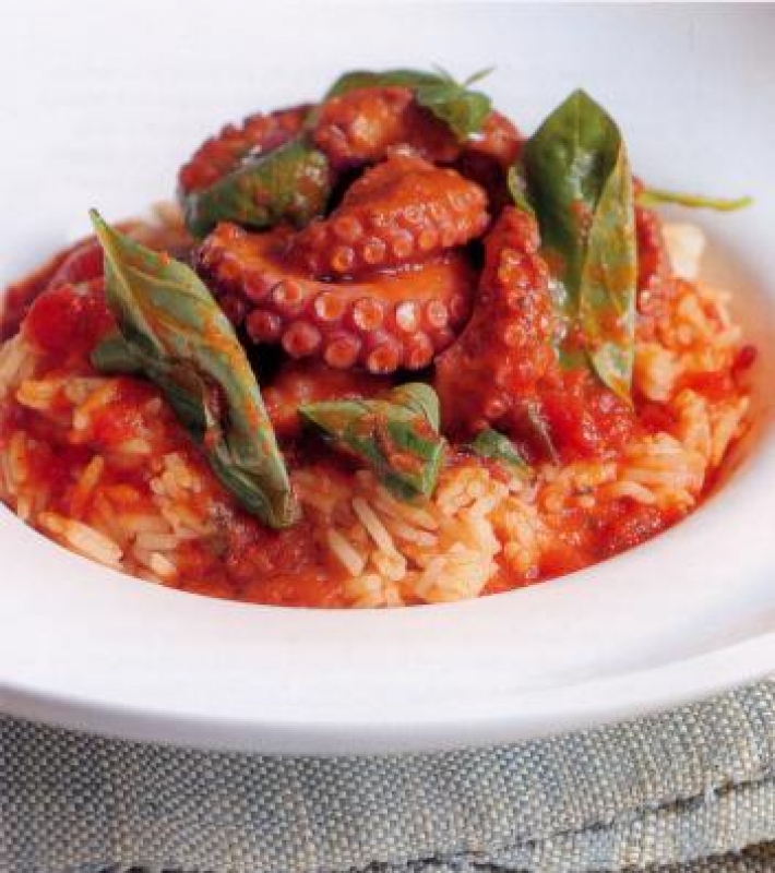 Riz au poulpe