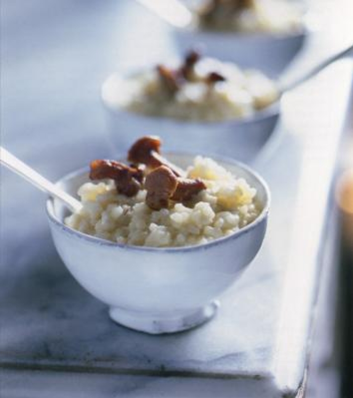 Risotto au fromage d'abondance et girolles