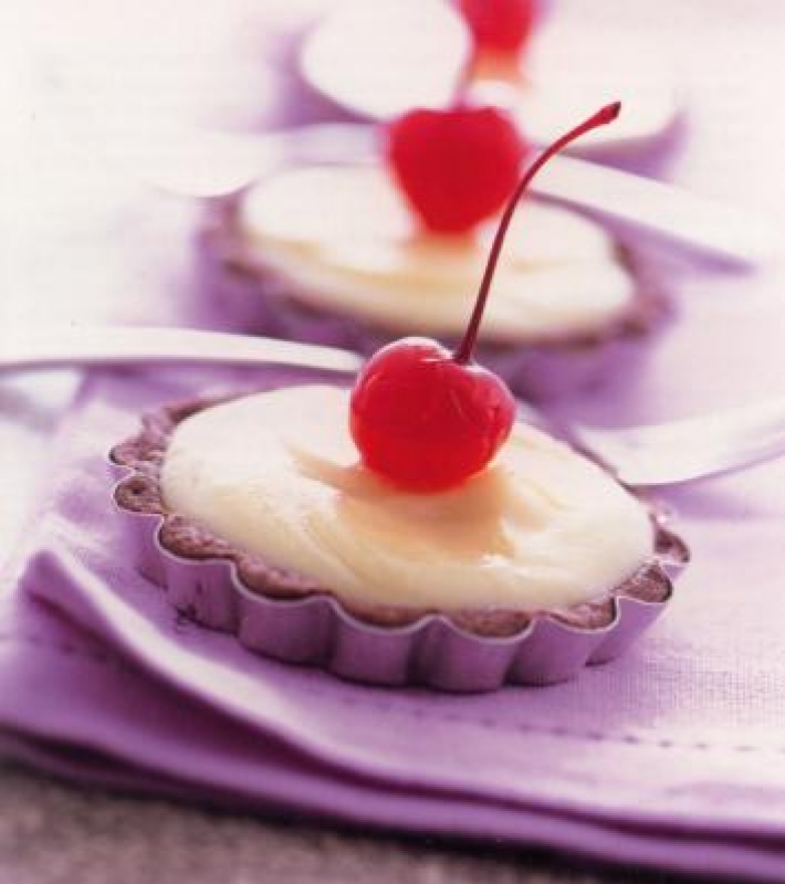 Tartelettes au chocolat blanc