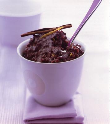 Riz au lait chocolat-cannelle