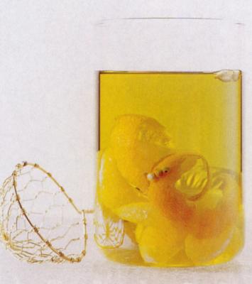 Huile de mandarine et mandarines confites