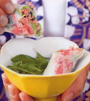 Rouleaux de printemps au boeuf