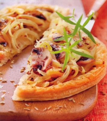 Tartelettes aux oignons et gouda