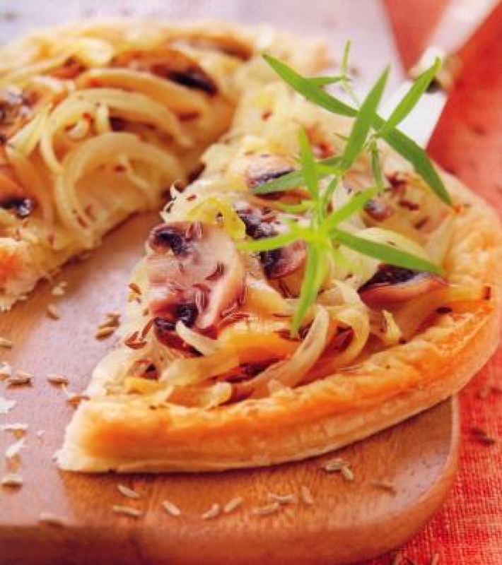 Tartelettes aux oignons et gouda
