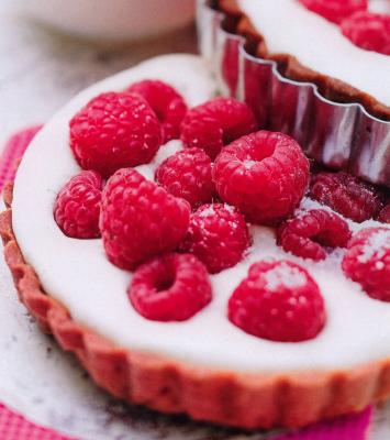Tartelettes aux framboises