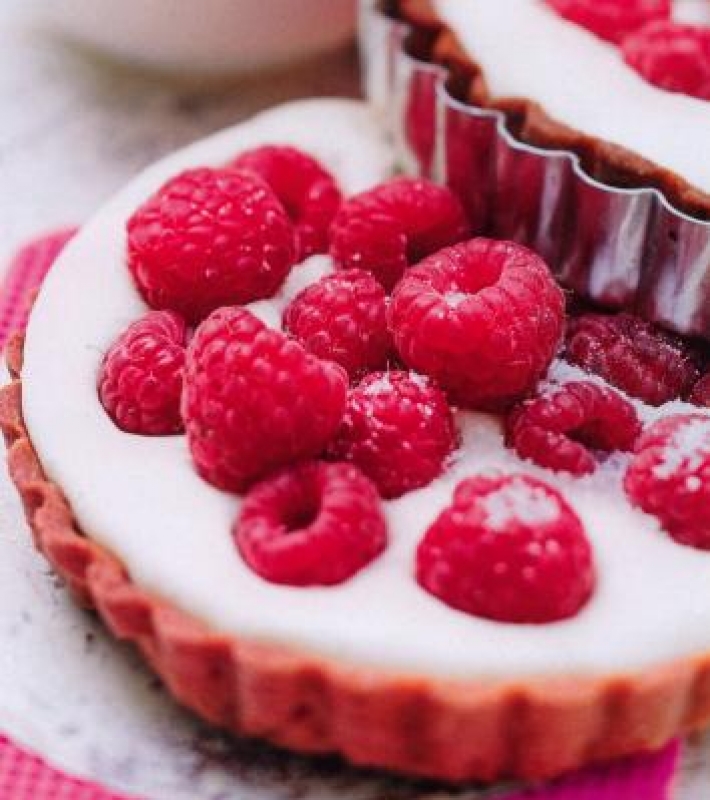 Tartelettes aux framboises