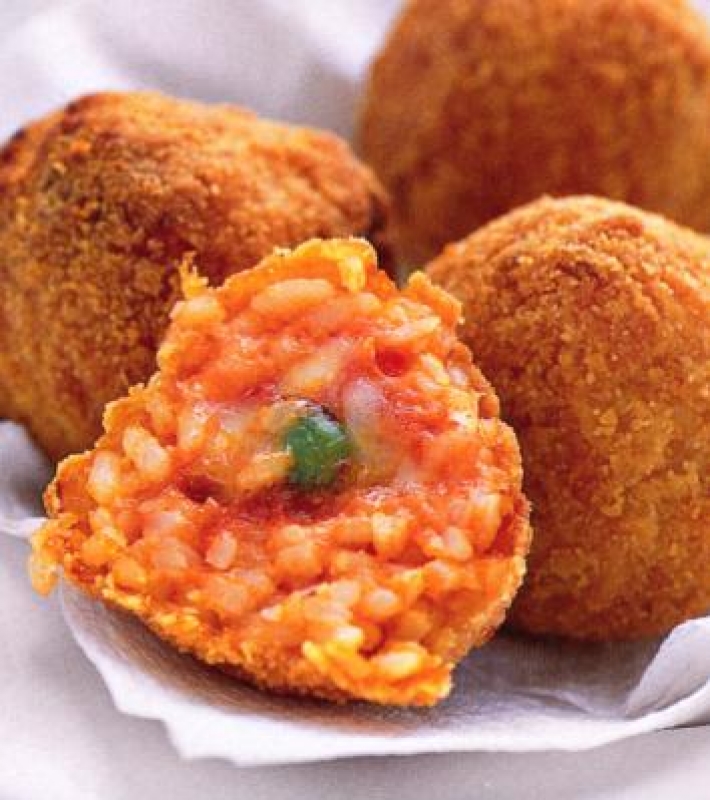 Arancini (Boulettes de risotto)