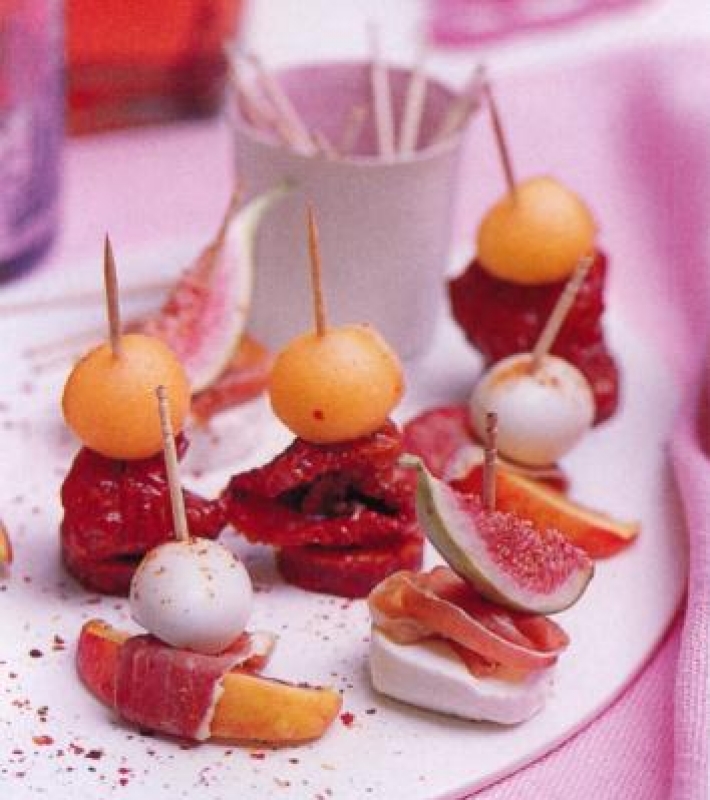 Assortiment de brochettes