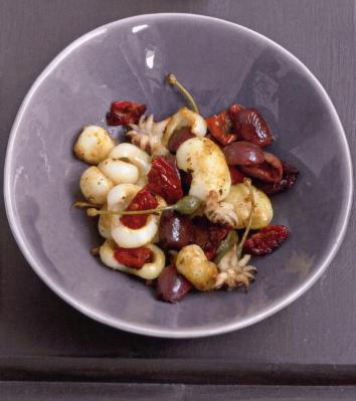 Chipirons aux olives