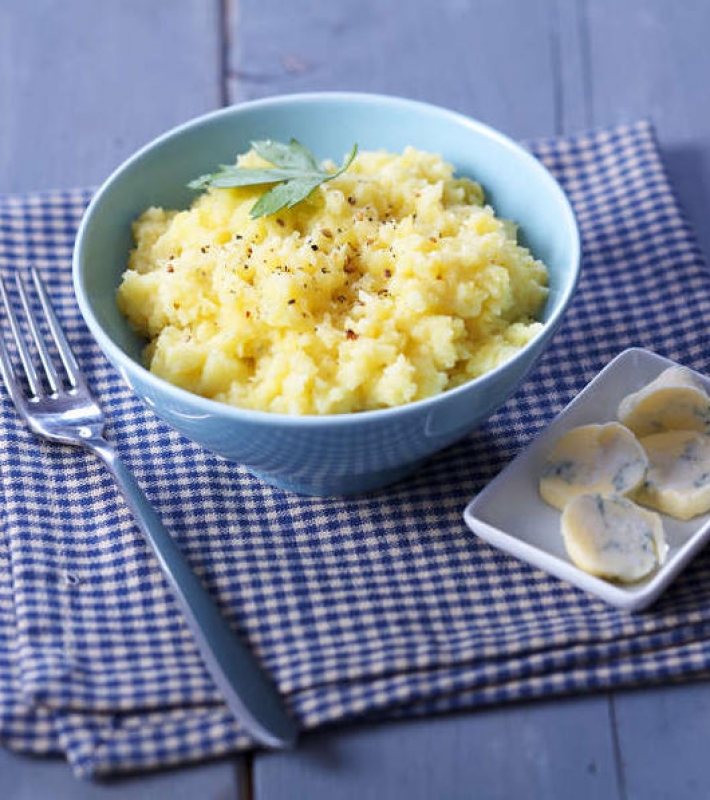 Ecrasée de pommes de terre au beurre demi-sel
