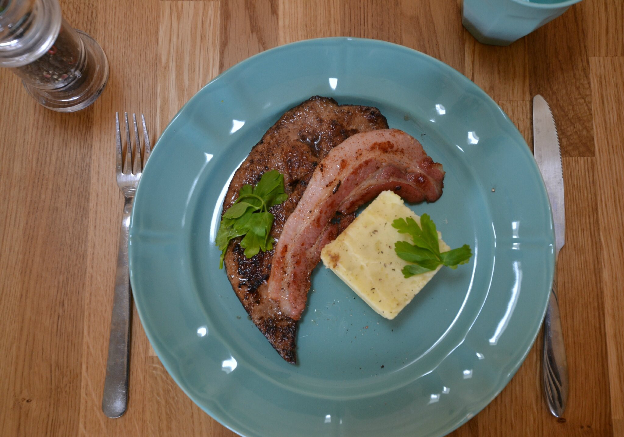 Foie de veau poêlé à l'anglaise