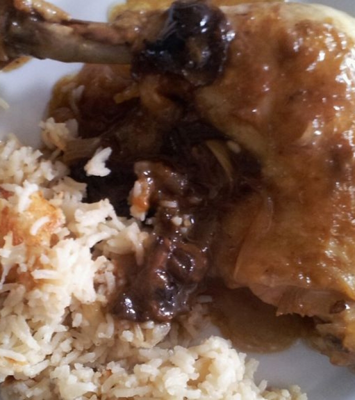 Poulet aux pruneaux
