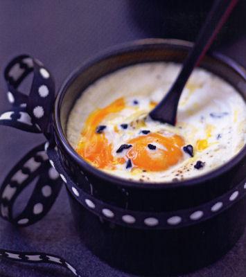 Oeufs cocotte à la truffe