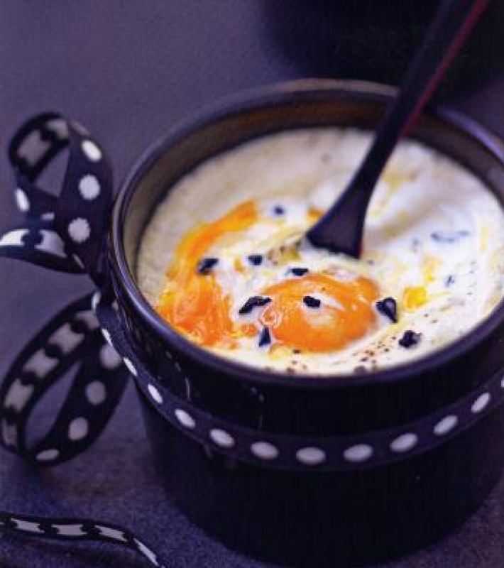 Oeufs cocotte à la truffe