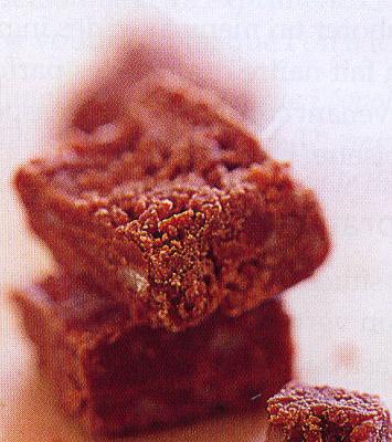Caramels au chocolat et aux noix