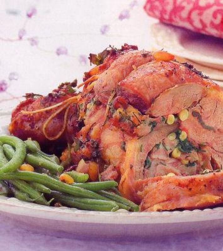 Epaule d'agneau aux herbes