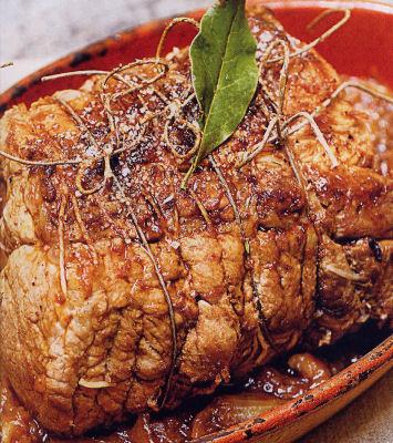 Rôti de porc à la confiture d'oignon