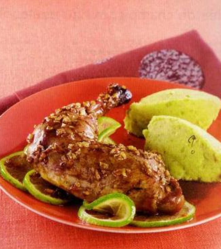 Cuisse de pintade au vinaigre balsamique