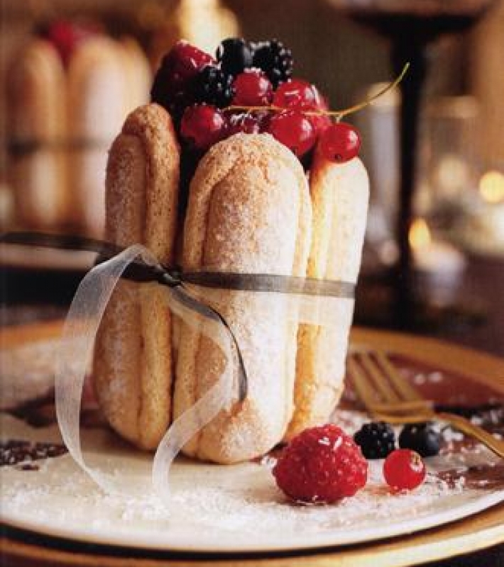 Petites Charlottes aux fruits rouges