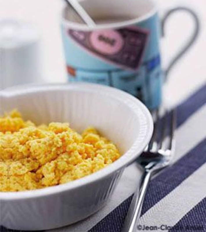 Oeufs brouillés au potiron