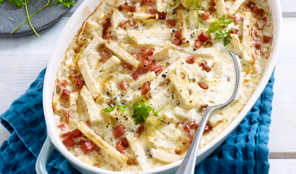 Gratin de céleri rave au Roquefort