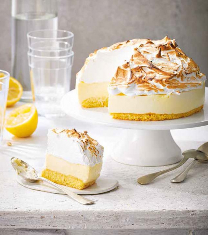 Gâteau nuage au citron meringué