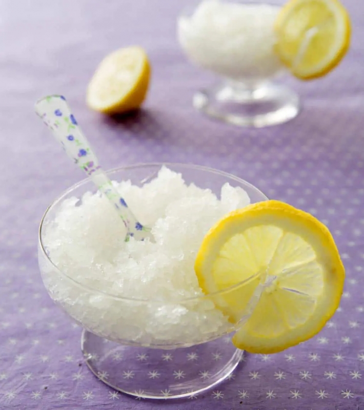 Granité citron violette