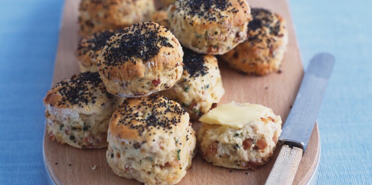 Scones salés aux graines