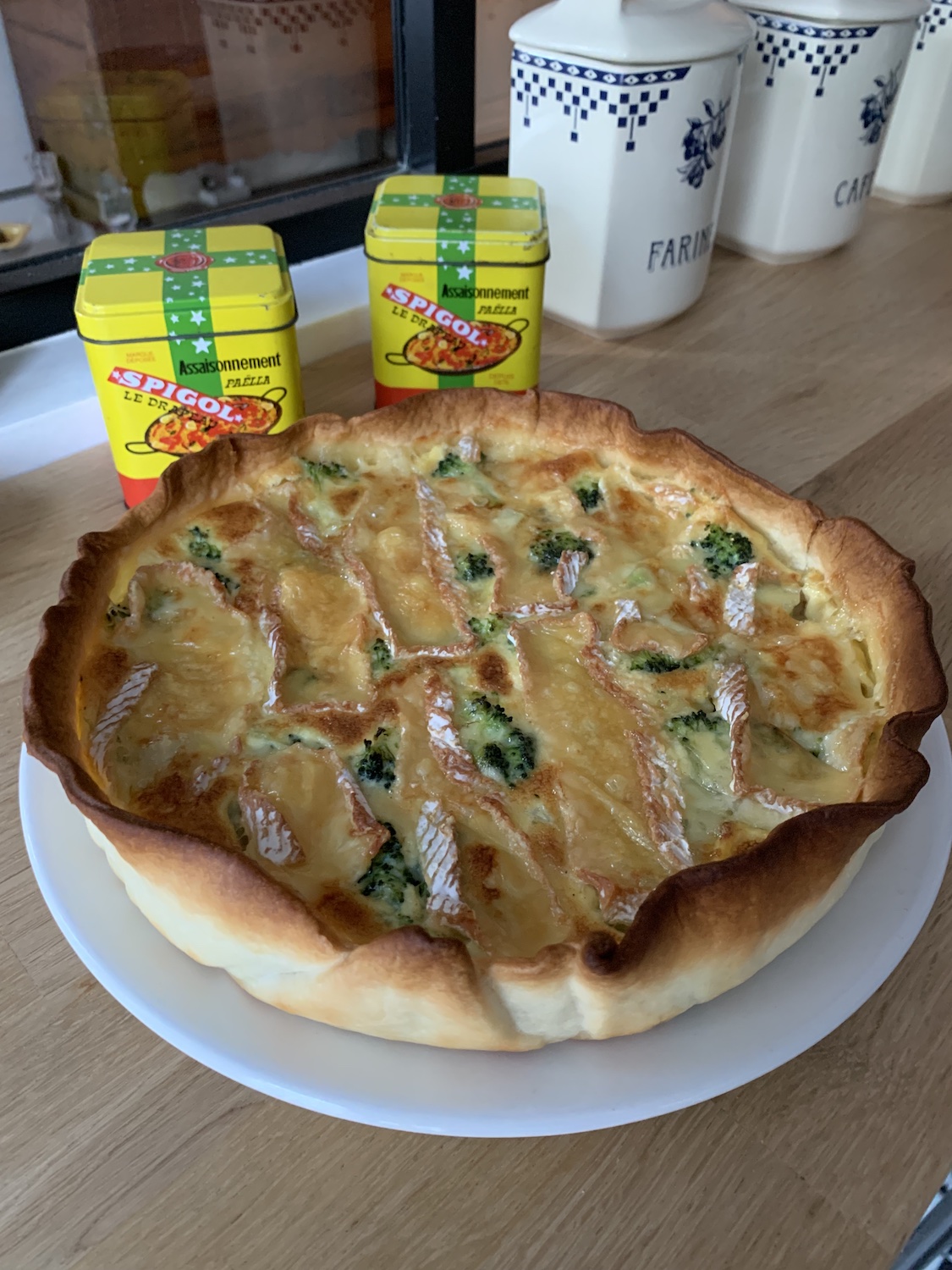 Quiche brocoli et camembert