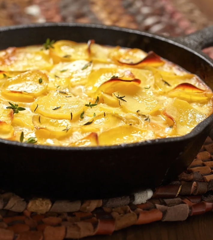 Pommes de terre boulangère