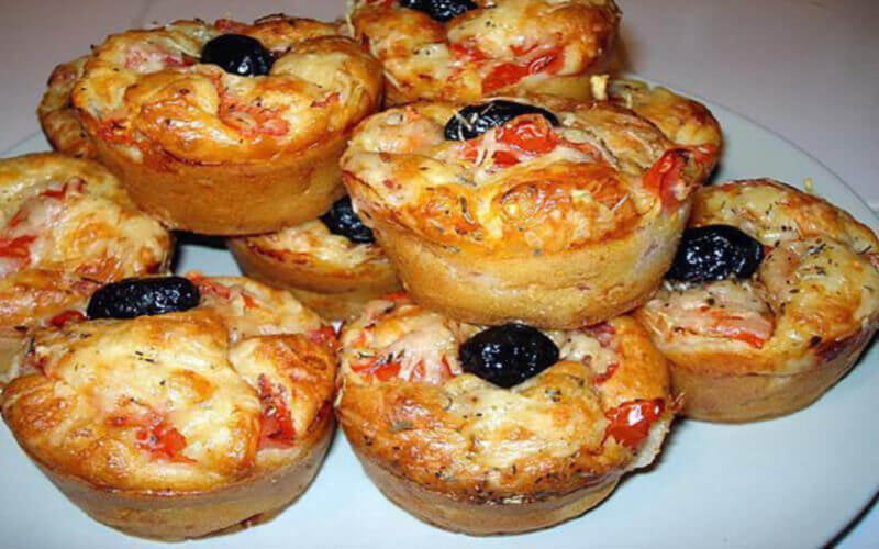 Muffins salés façon pizza