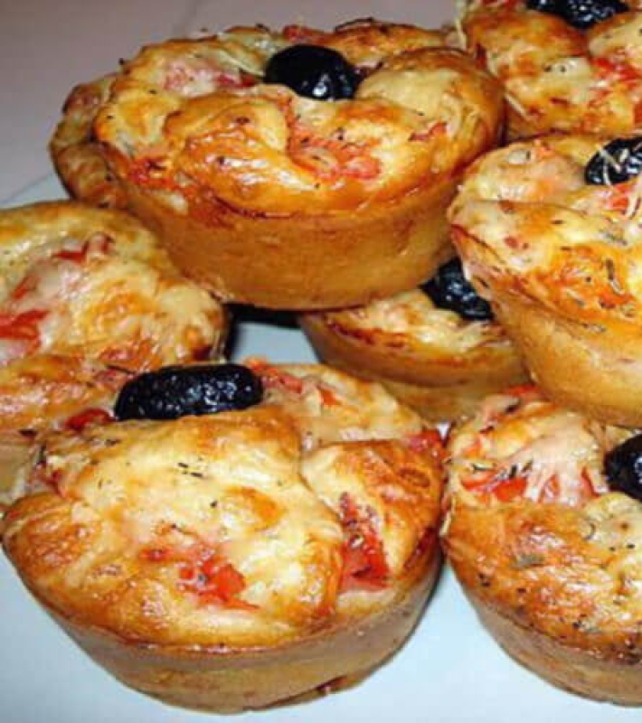 Muffins salés façon pizza