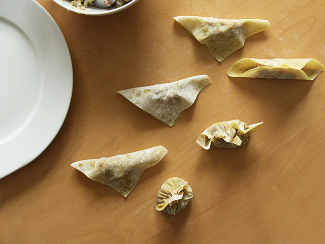 Soupe de raviolis Chinois