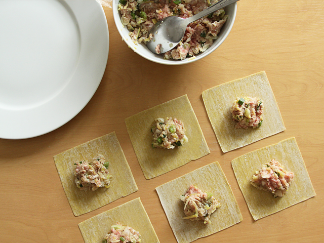 Soupe de raviolis Chinois