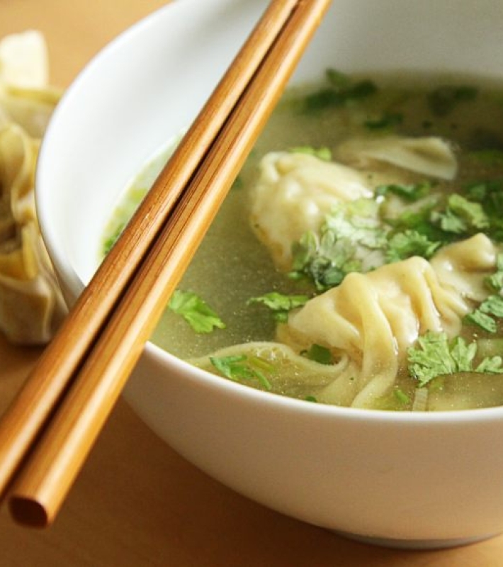 Soupe de raviolis Chinois
